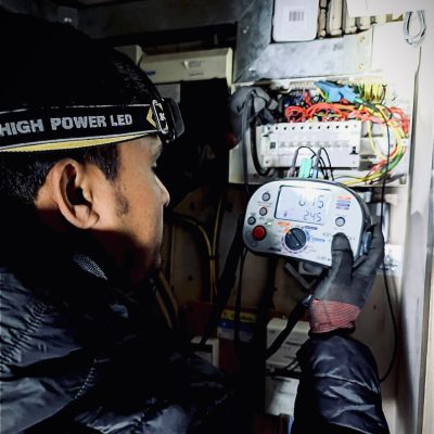 electrician fixing electric lines electrician fixing electric lines